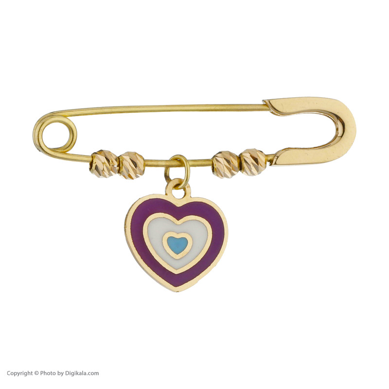 سنجاق سینه طلا دخترانه مایاماهک مدل MP0038