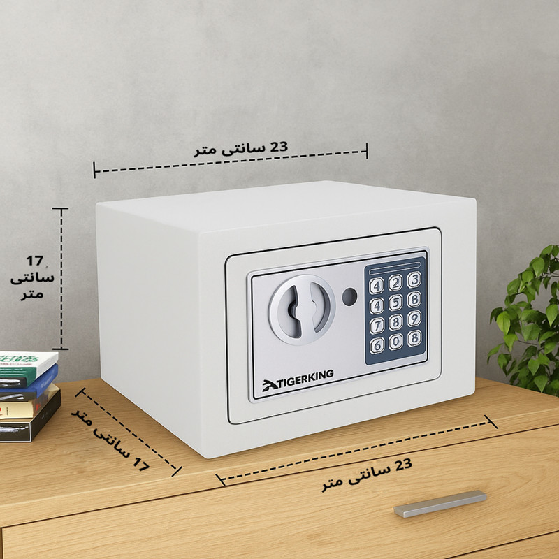 صندوق الکترونیکی تایگر کینگ مدل Lockend2317 وزن 3 کیلوگرم