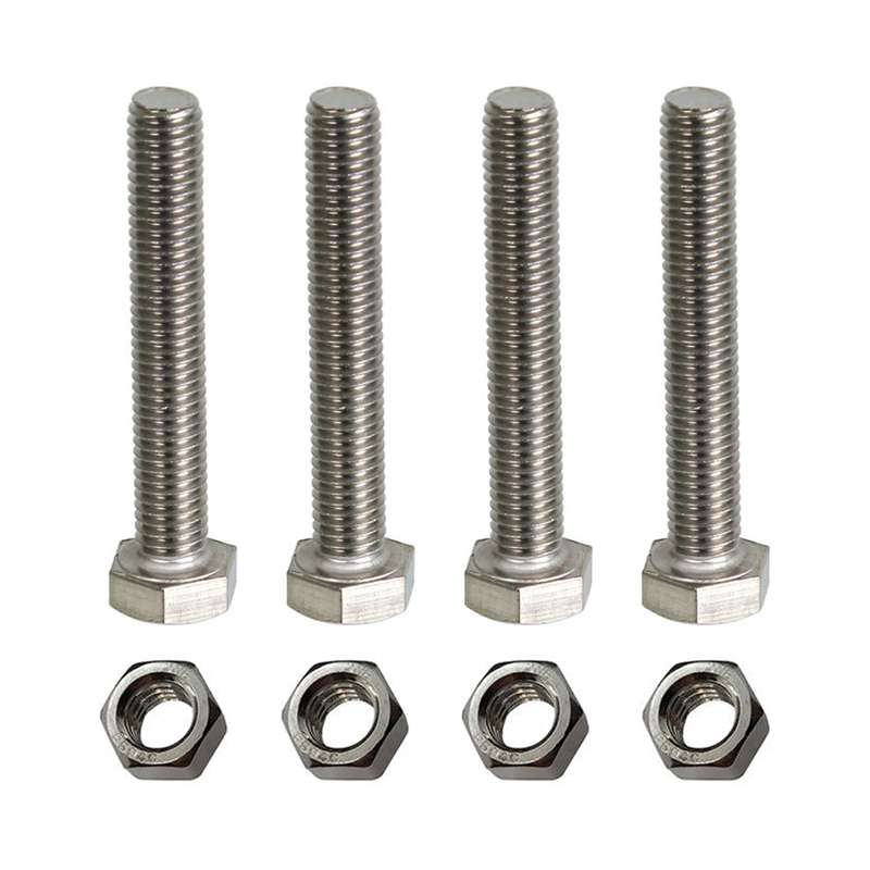  پیچ و مهره مدل Hex-12-80 بسته 8 عددی
