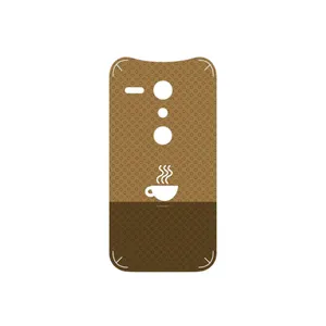 MAHOOT Minimal Cup of Coffee Icon Cover Sticker for Motorola Moto G