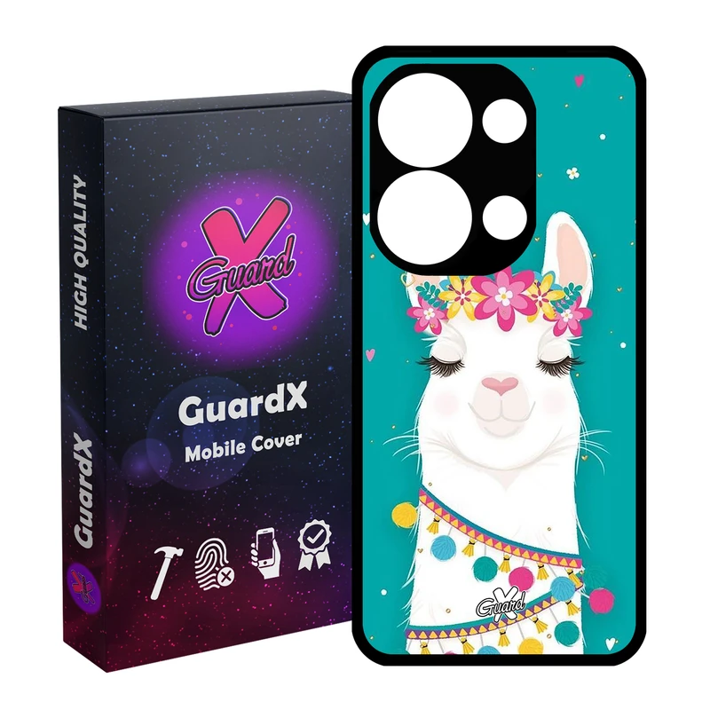 کاور گارد ایکس طرح Llama مدل Glass10017 مناسب برای گوشی موبایل شیائومی Redmi Note 13 Pro 4G / Poco M6 Pro 4G