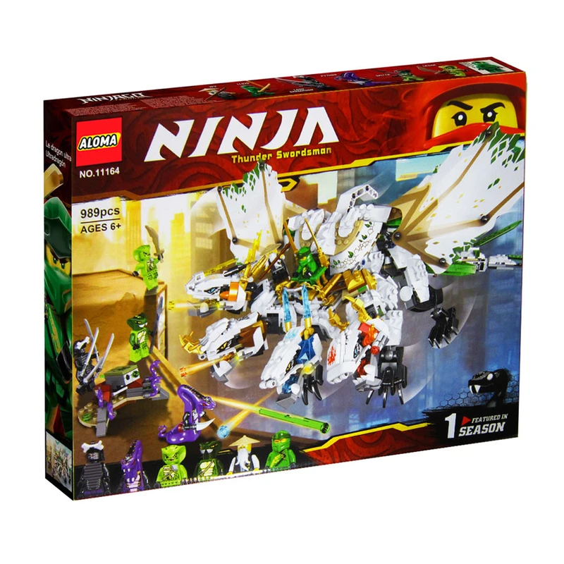 ساختنی 989 تکه آلوما مدل نینجاگو کد 11164