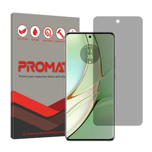 Promate Resistant model privacy screen protector suitable for Motorola Edge 40 mobile phone