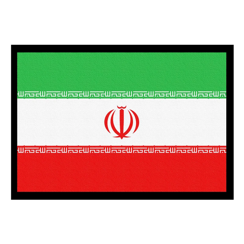 تابلو بکلیت طرح پرچم ایران مدل B-S10562 فریم مشکی