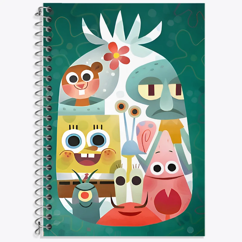 دفتر لغت 50 برگ خندالو طرح باب اسفنجی و پاتریک کد F6882