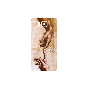 MAHOOT The Creation of Adam of MichelAnge Cover Sticker for Samsung Galaxy Alpha