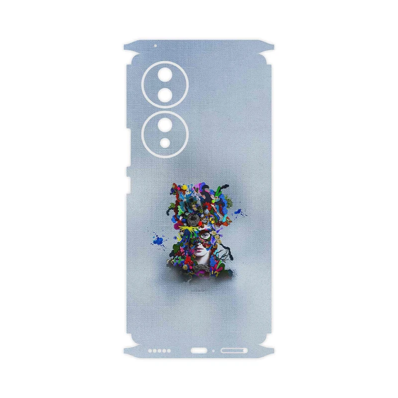 برچسب پوششی ماهوت مدل Collage of surreal Portrait of Women 4-FullSkin مناسب برای گوشی موبایل آنر 70