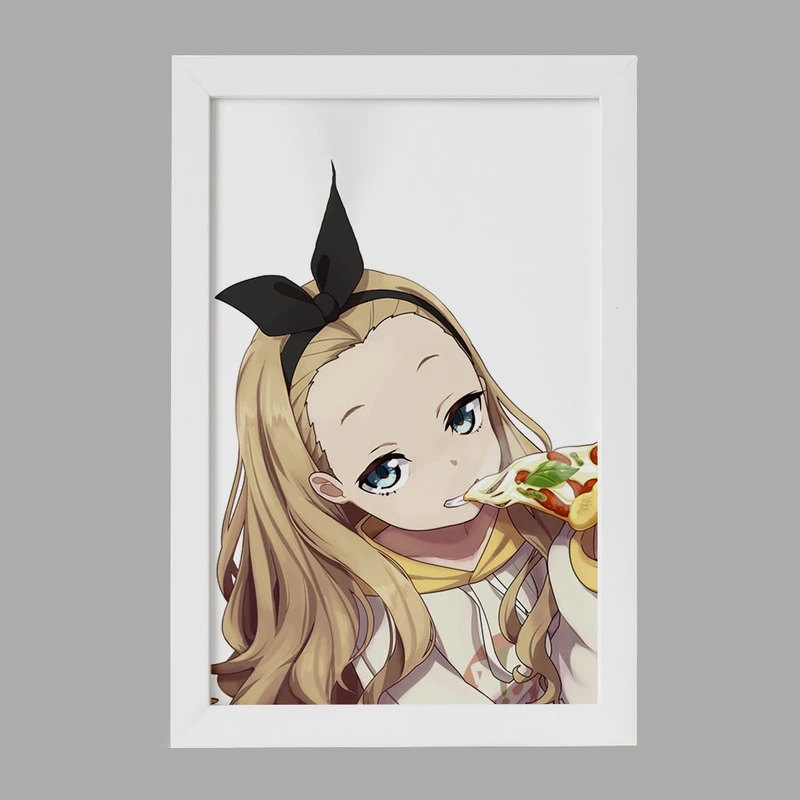 تابلو خندالو مدل کورومی انیمه لیکوریس ریکویل Lycoris Recoil  کد 23097