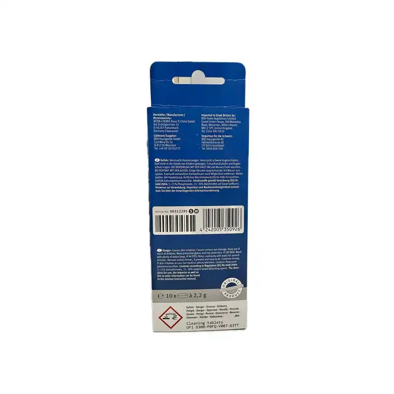 قرص تمیزکننده اسپرسوساز کالک وکلین مدل 01 مناسب دستگاه های بوش و زیمنس