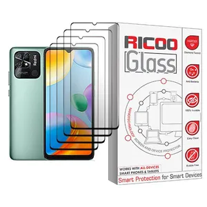 Ricoo Ricoo Glass MIX004 Screen Protector For Xiaomi Redmi 10C Pack Of 4