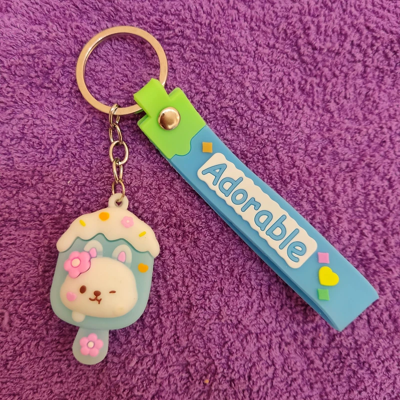 جاکلیدی مدل سیلیکونی طرح بستنی خرگوش کد DB20