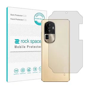 Transparent Rockspace HyGEL model phone back protector suitable for Oppo Reno10 pro china mobile phone