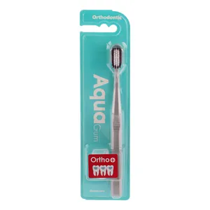 مسواک آکواگام مدل ORTHO با برس متوسط