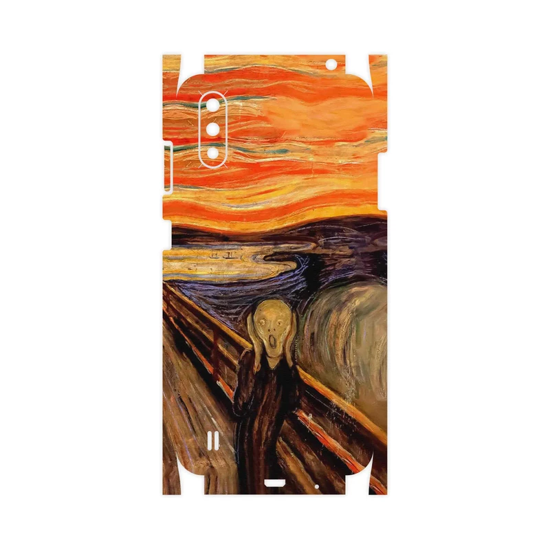 برچسب پوششی ماهوت مدل The Scream of Munch-FullSkin مناسب برای گوشی موبایل سامسونگ Galaxy A01