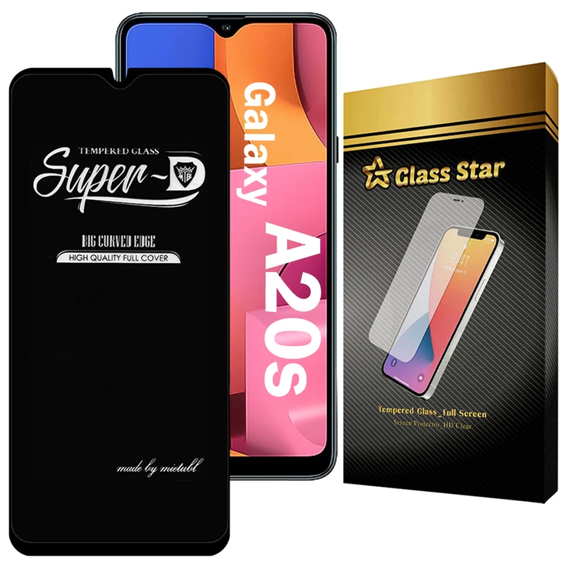 محافظ صفحه نمایش گلس استار مدل SUPERDNS مناسب برای گوشی موبایل سامسونگ Galaxy A20s