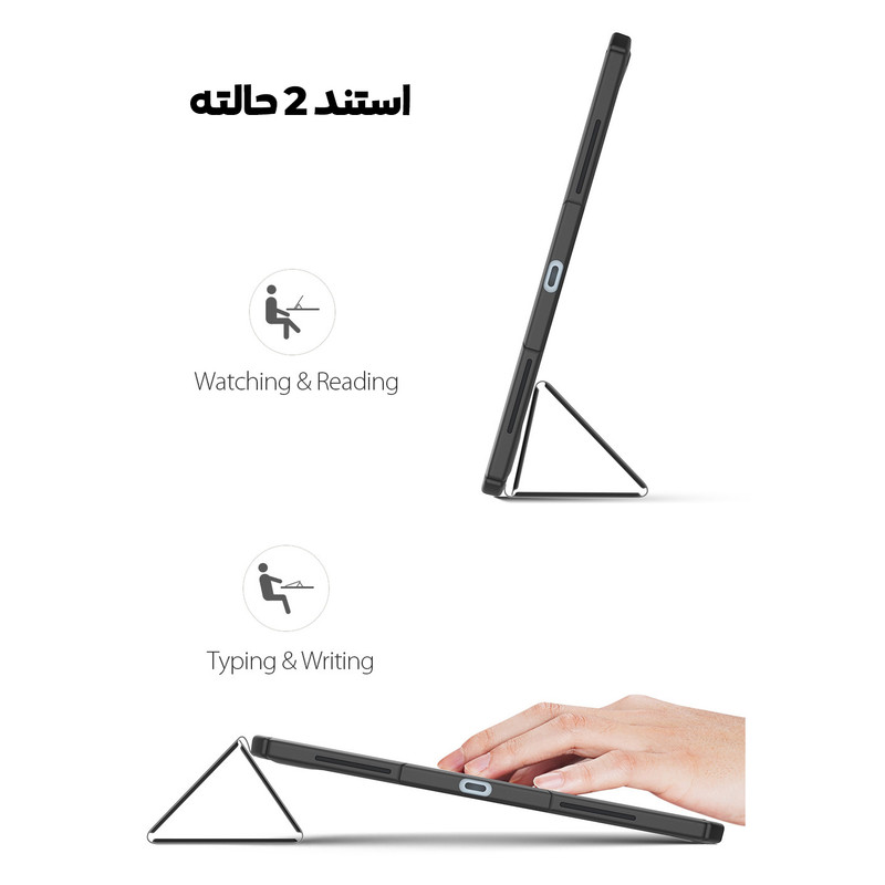 کیف کلاسوری بادیگارد مدل Toby مناسب برای تبلت اپل iPad 10 2022 10.9 inch / iPad 11 2025 11 inch