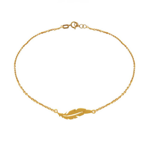 دستبند طلا 18 عیار زنانه الن نار مدل پر ELN12669196