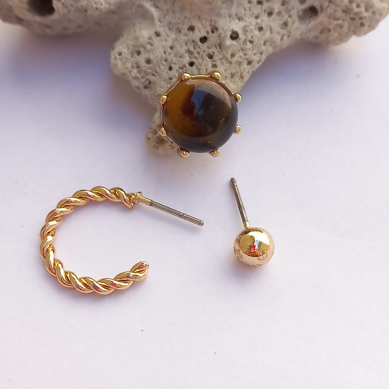 گوشواره زنانه مدل SMR 0212 مجموعه 3 عددی