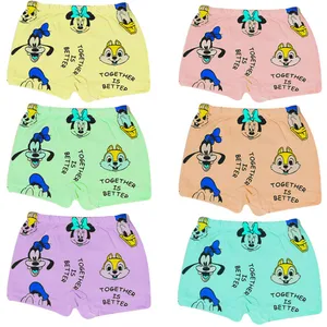 شورت پادار دخترانه مدل خرگوش باهوش مجموعه 6 عددی