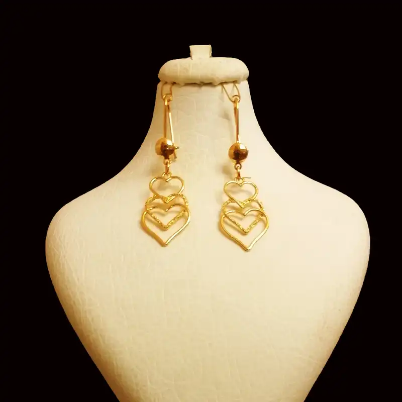 گوشواره زنانه مدل قلبی