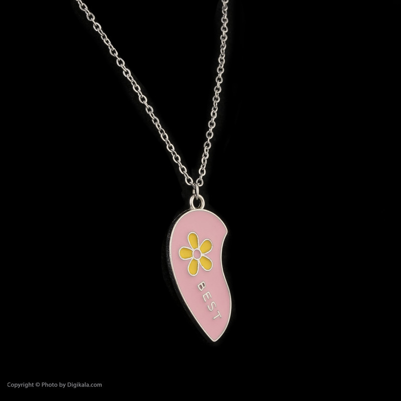 گردنبند دخترانه مدل Best friends کد 52 بسته 2 عددی