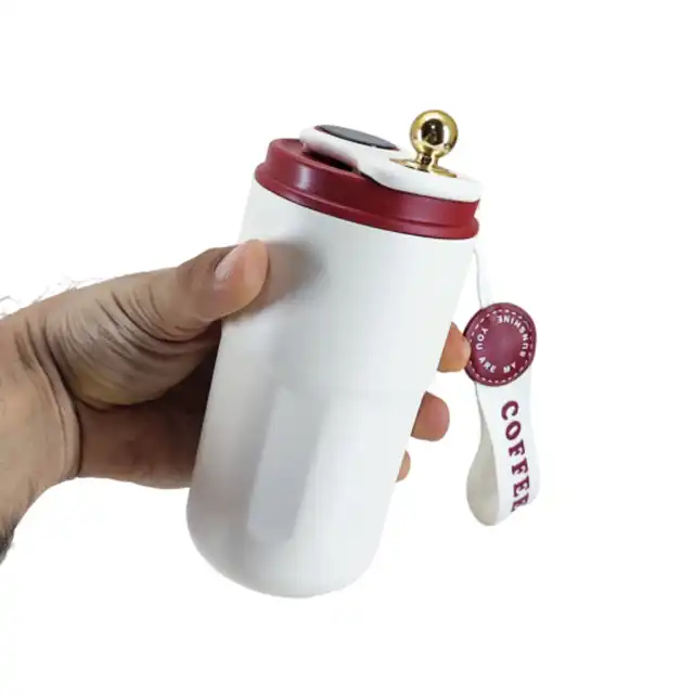 ماگ سفری مدل هوشمند درجه دار  گنجایش 0.42 لیتر