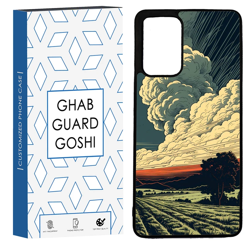 کاور قاب گارد گوشی طرح منظره کد TPU-163 مناسب برای گوشی موبایل سامسونگ Galaxy A72