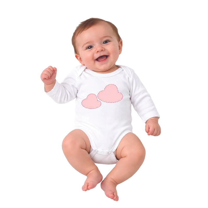 بادی آستین بلند نوزادی نیل کوک مدل CUTIE CLOUD