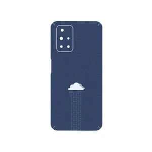 MAHOOT Minimal Data Cloud Cover Sticker for Xiaomi Redmi 10 Prime