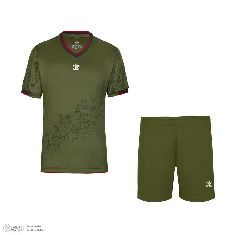 ست تی شرت و شلوارک ورزشی مردانه پانیل کد 1112A