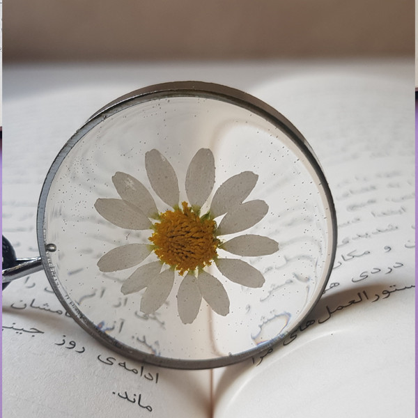 گردنبند دخترانه مدل رزینی طرح بابونه 2 گردنبند دخترانه مدل رزینی طرح بابونه 2