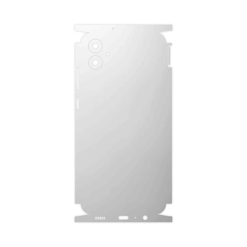 برچسب پوششی ماهوت مدل Matte-White-FullSkin مناسب برای گوشی موبایل سامسونگ A04e