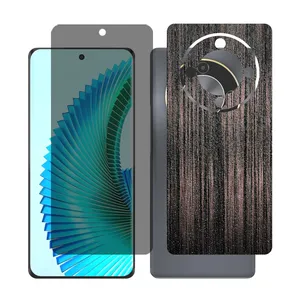 Glass together model privacy screen protector suitable for Honor X9b mobile phone with back cover sticker