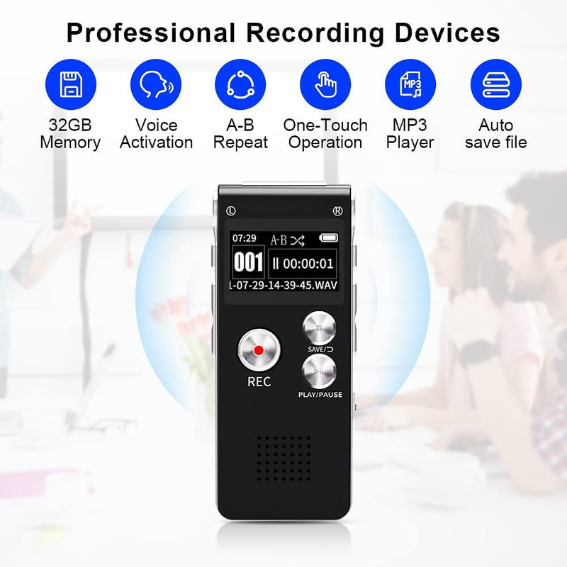 ضبط کننده دیجیتالی صدا مدل 32G
