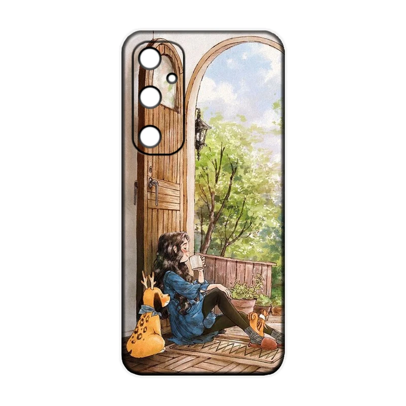 کاور طرح دخترانه کد 299 مناسب برای گوشی موبایل سامسونگ Galaxy A56