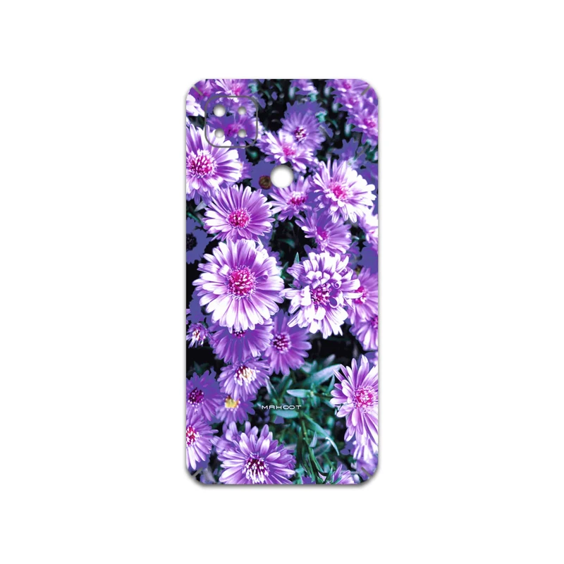 برچسب پوششی ماهوت مدل Purple-Flower مناسب برای گوشی موبایل شیائومی Redmi 9 Activ