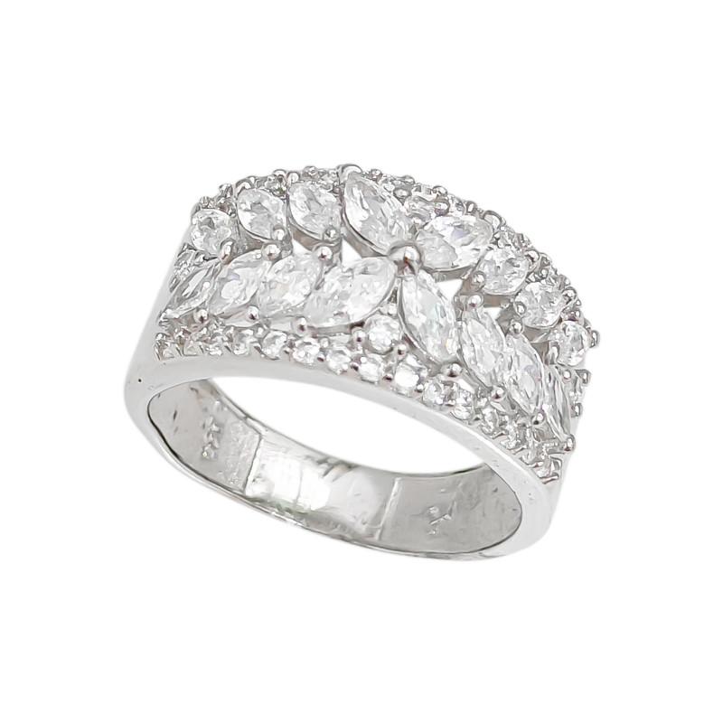 انگشتر نقره زنانه مدل روژین کد 0028