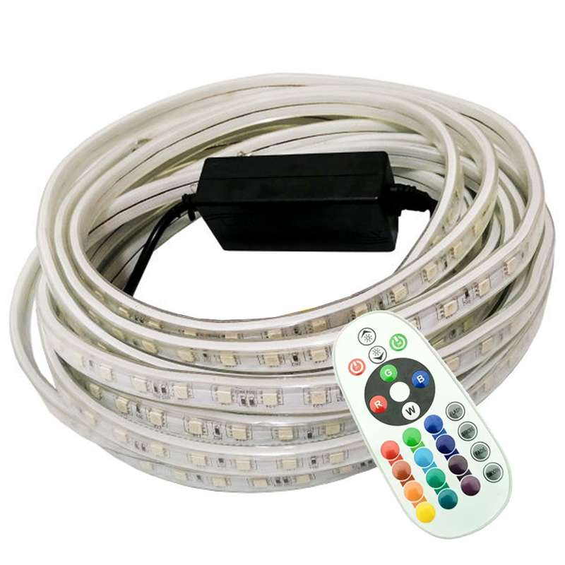 ریسه ال ای دی مدل شلنگی RGB طول 1 متر به همراه ریموت