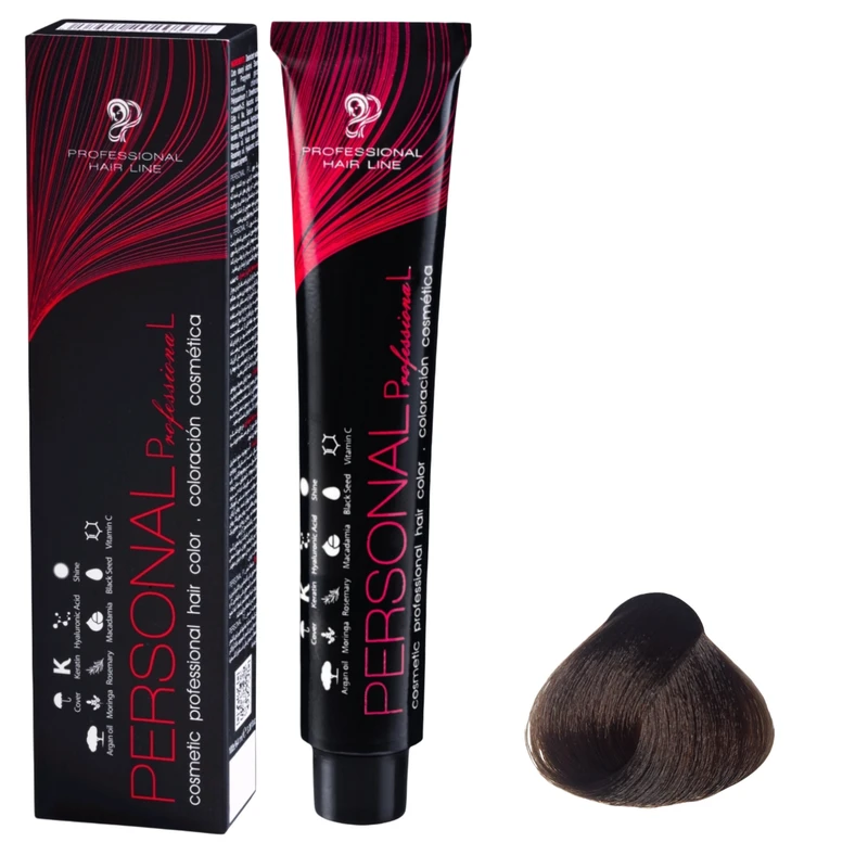 رنگ مو پرسونال پی ال شماره 7.1 حجم 100 میلی لیتر رنگ بلوند خاکستری متوسط