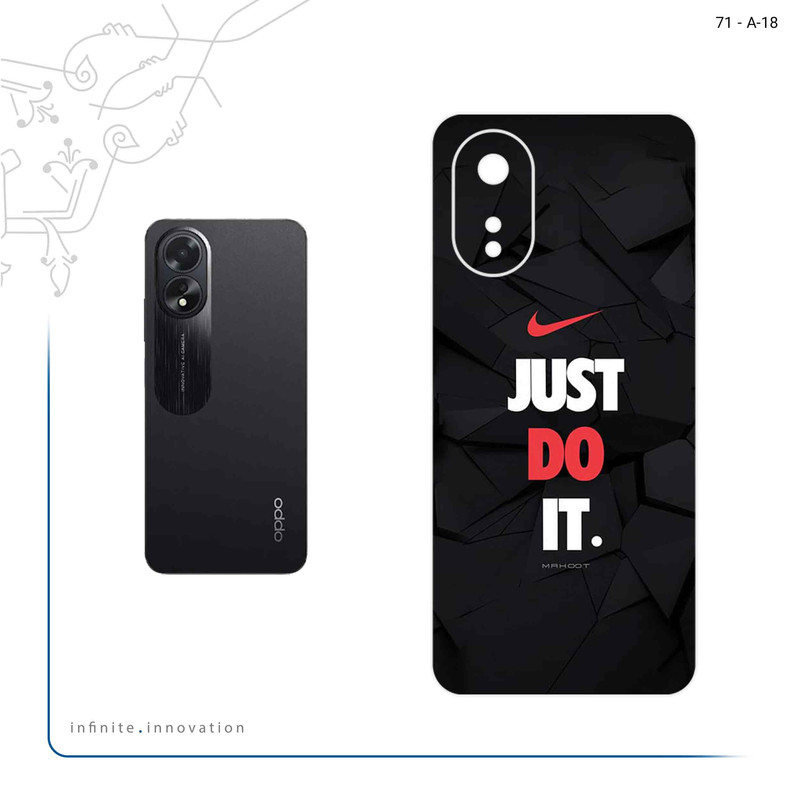 برچسب پوششی ماهوت مدل NIKE_Logo مناسب برای گوشی موبایل اپو A38