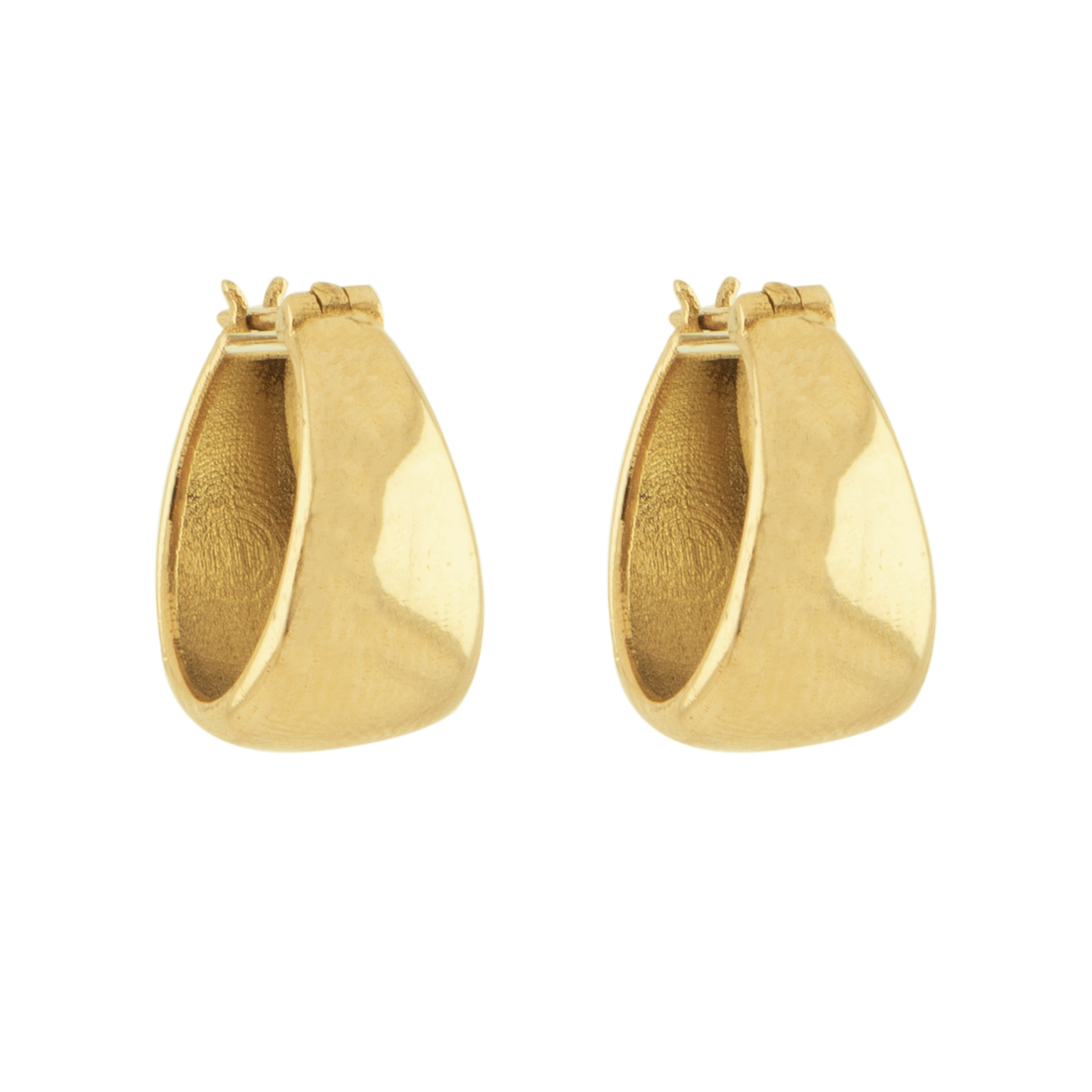 گوشواره سوزنی طلا 18 عیار زنانه پولک مدل فرین