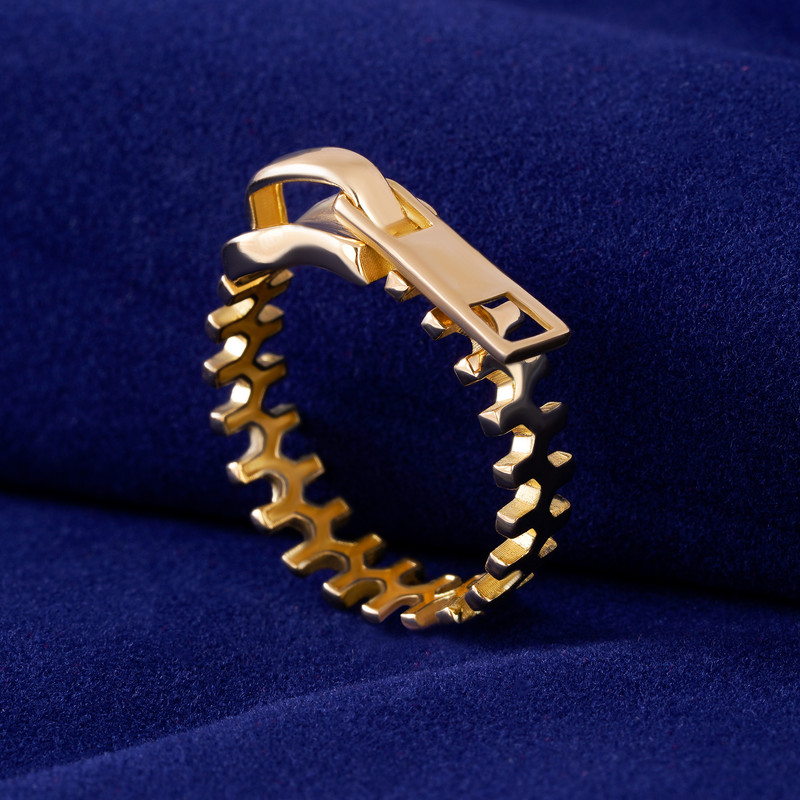 انگشتر طلا 18 عیار زنانه جواهری سون مدل 3607