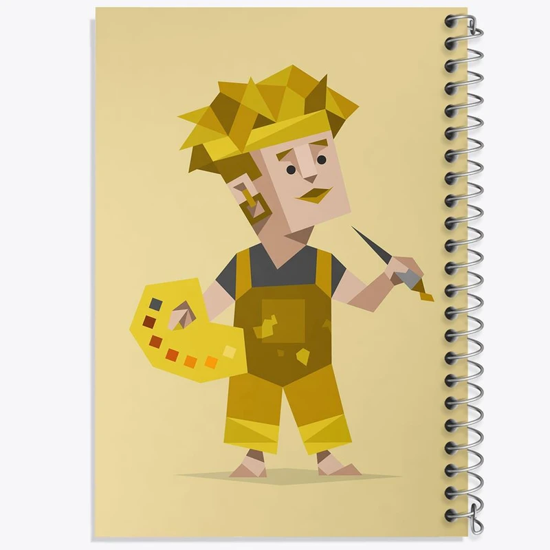 دفتر لیست خرید 50 برگ خندالو طرح تایپ شخصیتی ماجراجو ISFP کد 7714