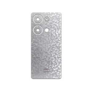 MAHOOT Silver-Silicon Cover Sticker for Xiaomi Poco M6 Pro 4G