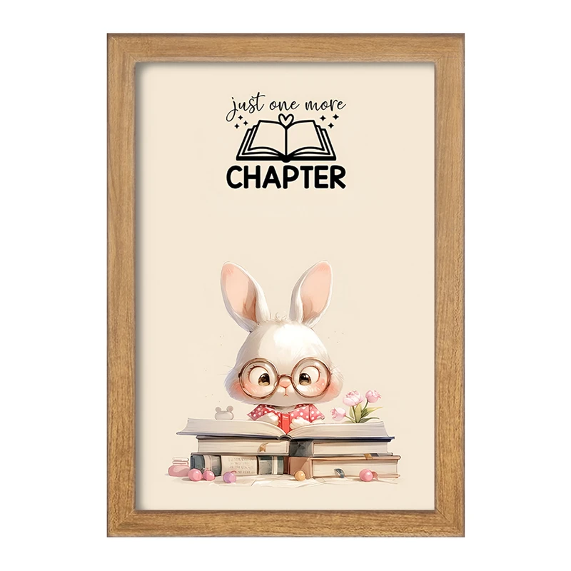 تابلو خندالو مدل Just One More Chapter کد F5848