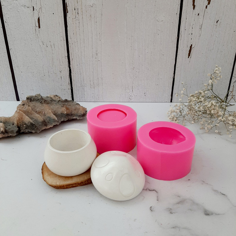 قالب سیلیکونی مدل بانکه طرح قارچ مجموعه 2 عددی