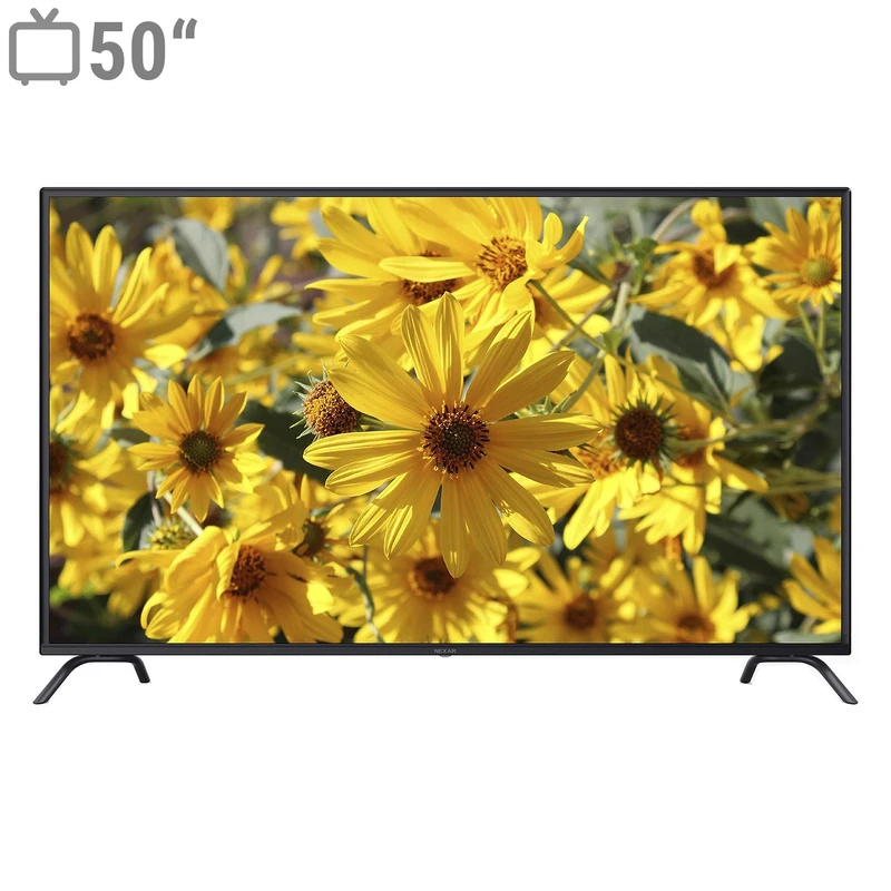 تلویزیون ال ای دی هوشمند نکسار مدل NTV-U50C614S سایز 50 اینچ