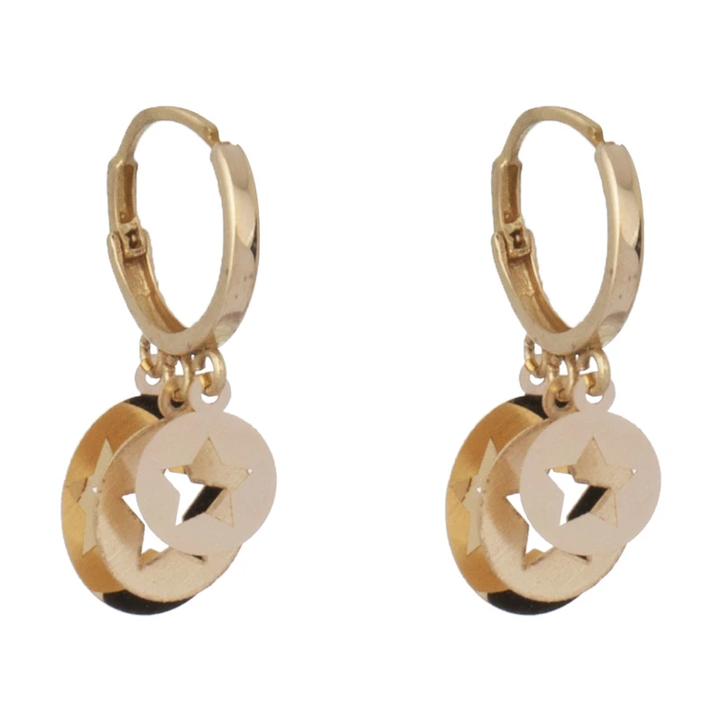 گوشواره طلا 18 عیار زنانه گالری مرجان مدل 0959