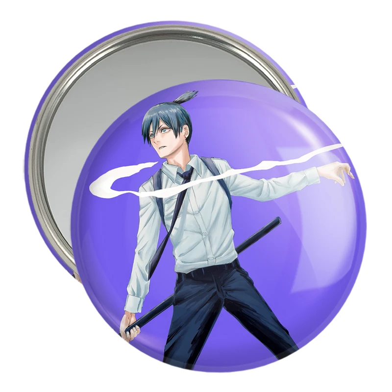 آینه جیبی خندالو مدل هایاکاوا انیمه مرد اره ای Chainsaw Man  کد 17969