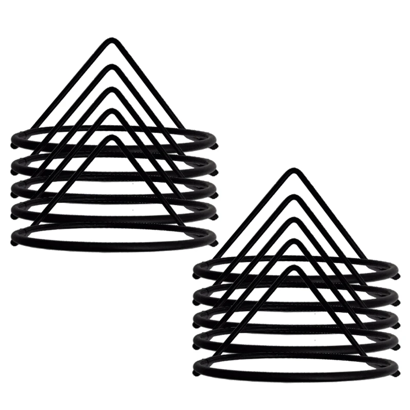 استند گلدان دیواری هوکا مدل HFH10110 بسته 10 عددی